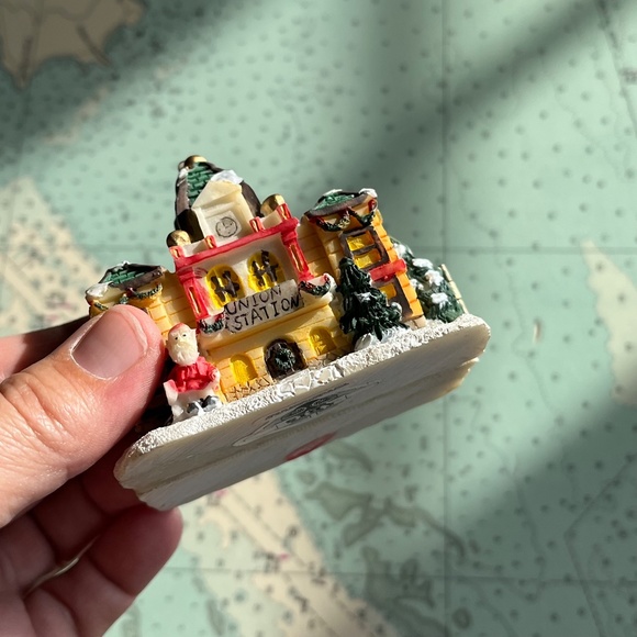 Vintage Hinged Union Tiny Station Ceramic Building - Picture 7 of 8